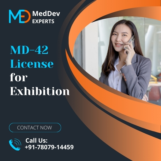 MD 42 License for Exhibitions and Trade Fairs in Delhi, India