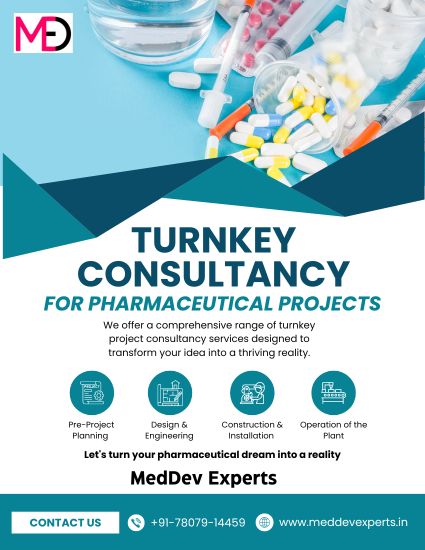 Pharmaceutical Turnkey Project Consultancy in India